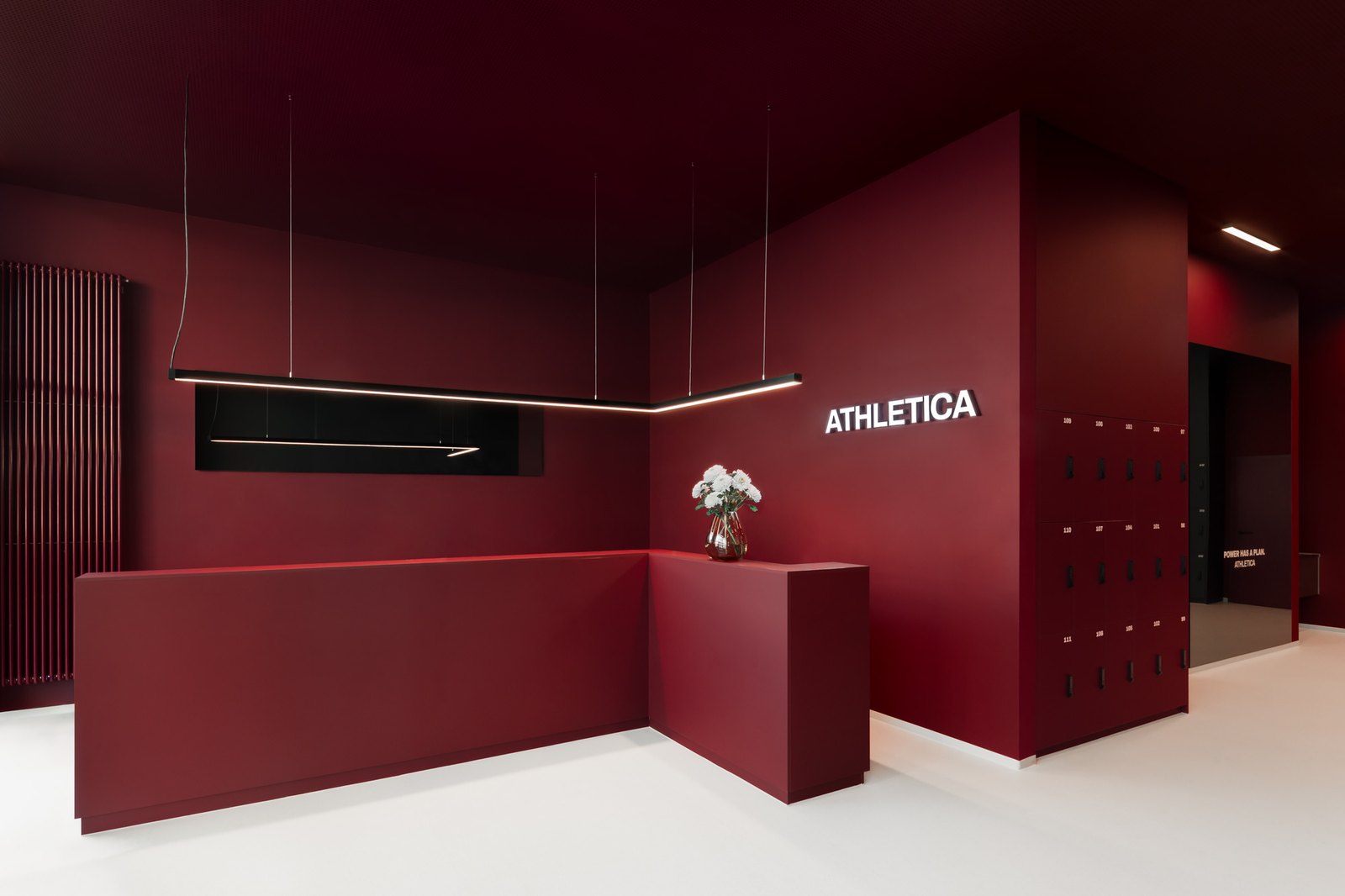 Empfang im ATHLETICA Bootcamp & Recovery
